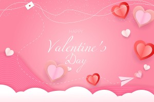 Banner sale ngày lễ valentine file vector mẫu BV37