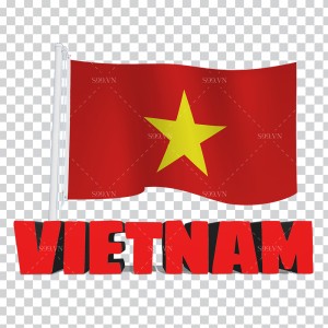 Ảnh cờ Việt Nam file PNG mẫu số 66