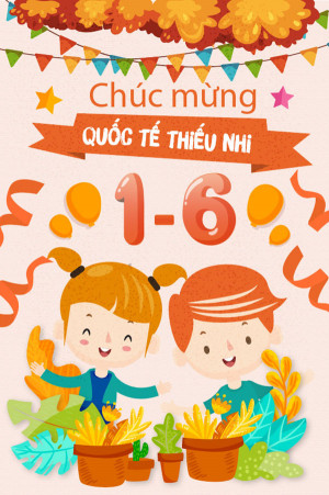 Poster vui chơi ngày quốc tế thiếu nhi file EPS và AI mẫu TN9