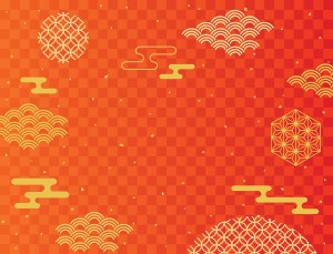 Pattern họa tiết ngày tết file vector mẫu 25R1302