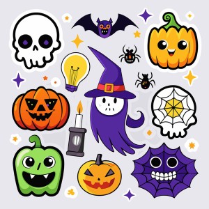 Hình minh họa nhân vật halloween file EPS - mẫu số 256