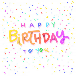 Bộ chữ typo happy birthday mềm mại cách điệu file EPS và AI mẫu K127