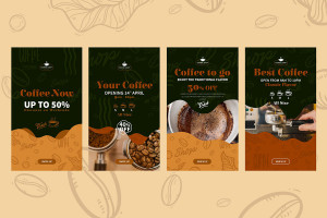 Poster quảng cáo coffee file EPS và AI mẫu CF85