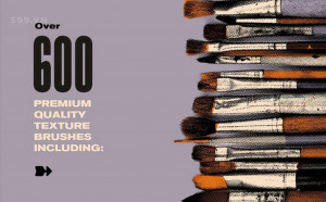 Bộ 600 Brush hiệu ứng cọ màu vẽ cho photoshop