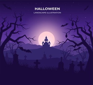 Background lễ hội halloween file EPS và AI mẫu MB123