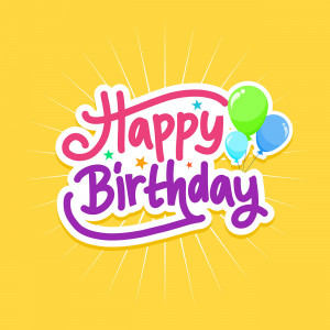 Bộ chữ typo happy birthday mềm mại file EPS và AI mẫu K172