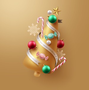 Hình ảnh tặng quà noel file vector mẫu BN328