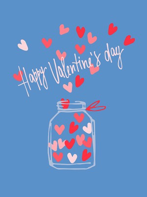 Background ngày valentine file JPG mẫu BV8