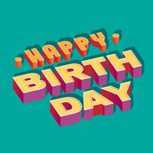 Bộ chữ typo happy birthday đẹp đơn giản file EPS và AI mẫu K171