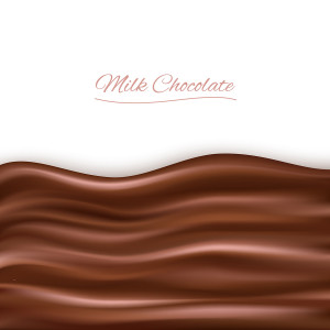 Hình minh họa dòng chảy chocolate sữa file vector - mẫu 575