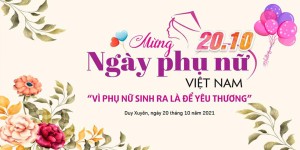 Banner chúc mừng ngày phụ nữ việt nam file EPS và AI mẫu PN252