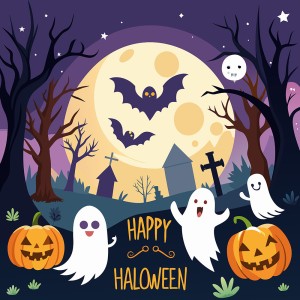 Banner lễ hội hóa trang hallowenn file EPS - mẫu số 255