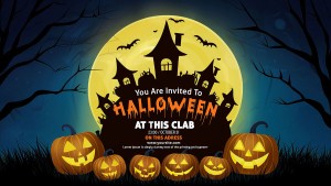 Banner lễ hội halloween file PSD - mẫu số 768