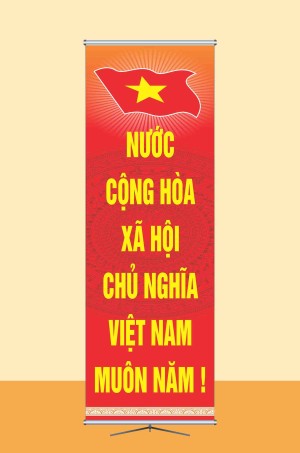 Phướn cổ động mừng Đảng mừng xuân 2024 file CDR mẫu D170
