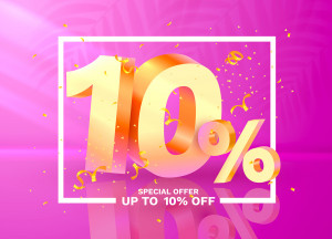 Banner hình ảnh vector 10% file EPS và AI mẫu A17