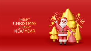 Banner ông già noel mùa lễ giáng sinh file vector mẫu BN109