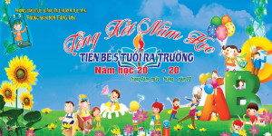 Banner vui chơi ngày quốc tế thiếu nhi file PSD mẫu TN33