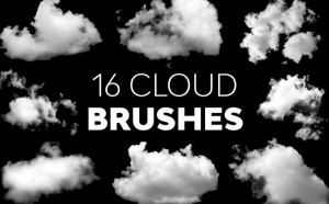 Bộ 16 brush hiệu ứng mây trong photoshop