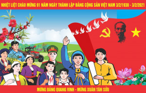 Pano mừng Đảng mừng xuân 2024 file CDR mẫu D19