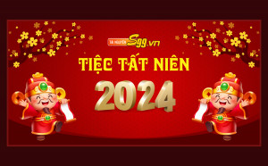 Backdrop tiệc tất niên cuối năm 2024 - Mẫu 121923 File EPS