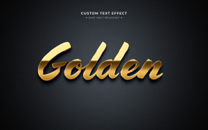 Hiệu ứng text gold file PSD mẫu HU47