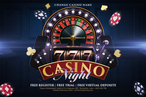 Banner trò chơi casino file PSD mẫu T8