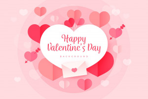 Banner valentine nhiều màu sắc file EPS