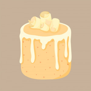 Hình minh họa bánh kem file EPS - mẫu số 258