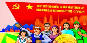 Backdrop ngày thành lập Đảng Cộng sản Việt Nam file CDR và PSD mẫu CR71