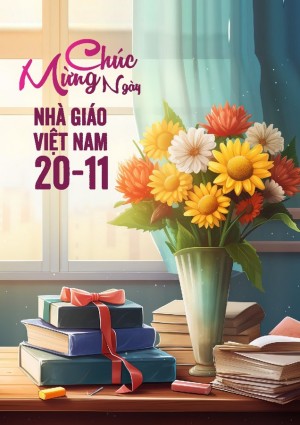 Phông nền tri ân thầy cô chào mừng Ngày Nhà Giáo Việt Nam 20.11 File Corel 25