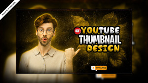 Ảnh thumb bìa kênh youtube file PSD mẫu G33