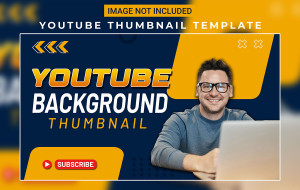 Ảnh thumb kênh youtube mẫu 29 file PSD