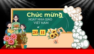 Phông nền tri ân thầy cô chào mừng Ngày Nhà Giáo Việt Nam 20.11 File Corel 47