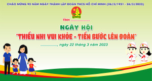 Backdrop Phông nền kỷ niệm thành lập đoàn File Corel số 1