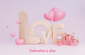 Banner ngày valentine file JPG mẫu V42