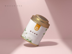 Muckup bao bì trà file PSD mẫu D19