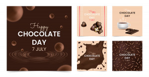 Hình minh họa chocolate day file EPS -mẫu số 189