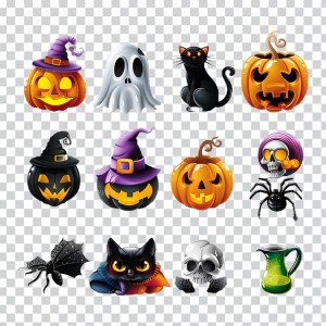 Hình ảnh nhân vật ma quái halloween file PNG - mẫu số 417