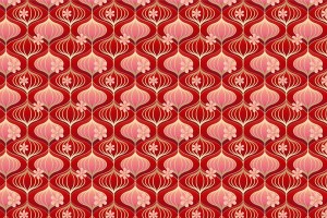 Pattern họa tiết ngày tết file vector - mẫu số 855