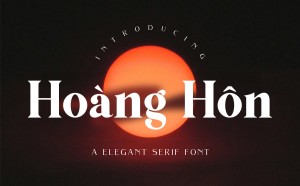 Font chữ Serif Việt hóa TH Backslash