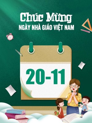 Phông nền tri ân thầy cô chào mừng Ngày Nhà Giáo Việt Nam 20.11 File Corel 16