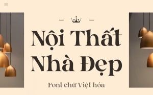 Font chữ thời trang hiện đại serif Việt hóa TH Barnice