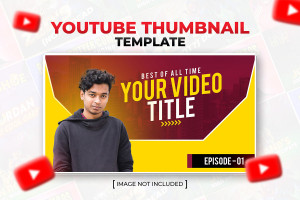 Ảnh thumb kênh youtube file PSD- mẫu số 911