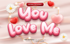 Banner valentine hoa và trái tim file EPS