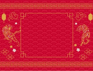 Pattern họa tiết ngày tết file vector - mẫu số 334