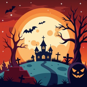 Hình minh họa lễ hội hallowenn file EPS - mẫu số 254