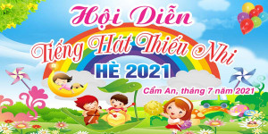 Banner vui chơi ngày quốc tế thiếu nhi file CDR mẫu TN39