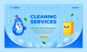 Banner quảng cáo nước giặt quần áo file EPS và AI mẫu NG32