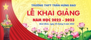 Backdrop lễ khai giảng năm học file Corel - mẫu số 629