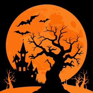 Background lễ halloween kinh dị file EPS và AI mẫu MB66